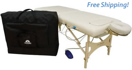 Utopian Massage Table with Adjustable Breast Comfort System